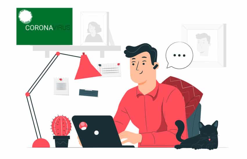 Télétravail et coronavirus